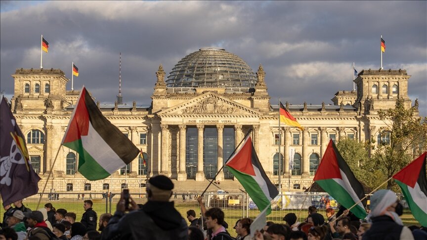 Protesters in Berlin condemn Israel’s Gaza attacks