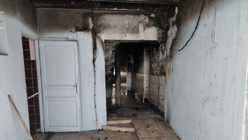 آتش‌سوزی عمدی در مسجدی در گرونوبل فرانسه + عکس