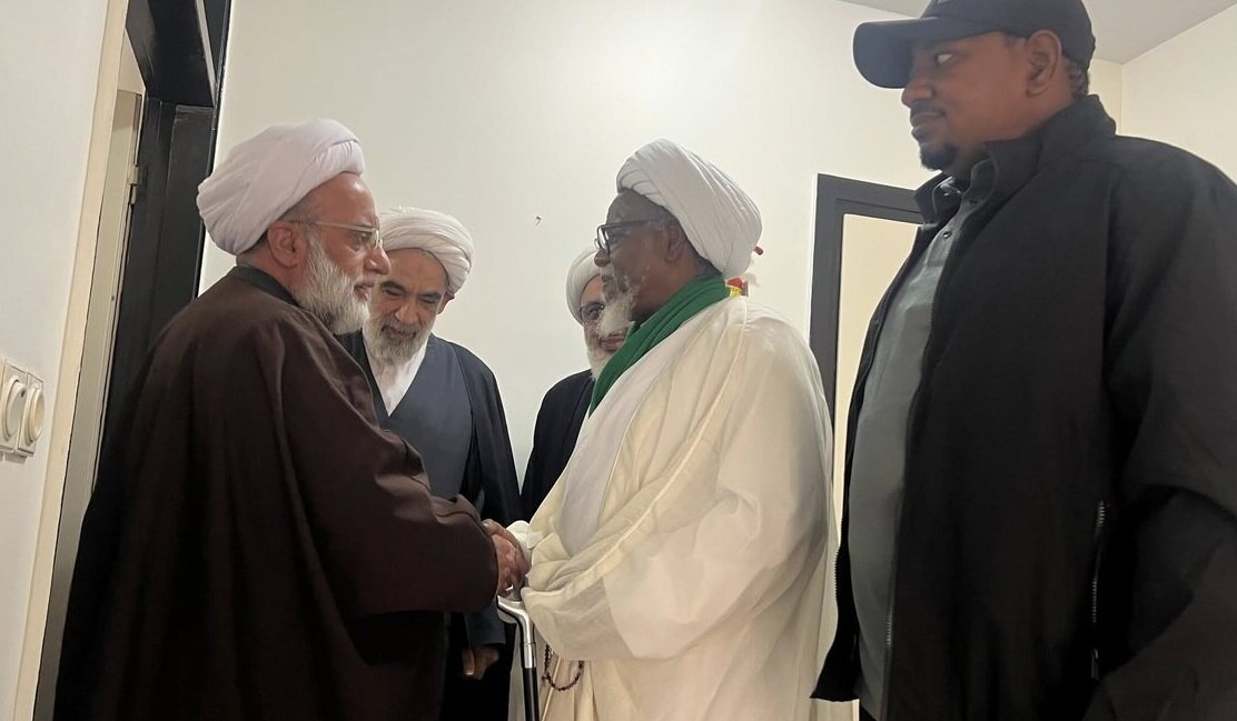 سفر ابراهیم شیخ زکزاکی به ایران؛ حضور در حرم امام خمینی(ره) و دیدار با معاون ارتباطات بینالملل دفتر رهبر انقلاب + عکس