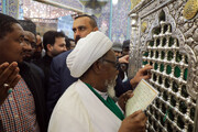 Photos: Sheikh Zakzaky Visits Shrine of Lady Fatimah Masumah (PBUH) in Qom
