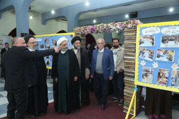 تقرير مصور/ السيد فضل الله يتفقد معرض الكتاب النسوي في بلدة جوبا اللبنانية ويلقي كلمة