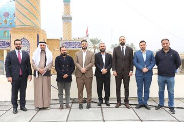 تقرير مصور/ الأمين العام للمزارات الشيعية في العراق يزور مراقد شخصيات بارزة