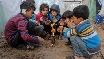 سردی سے تحفظ نہ ملنے پر غزہ میں اموات بڑھ سکتی ہیں: یونیسف نے خبردار کردیا