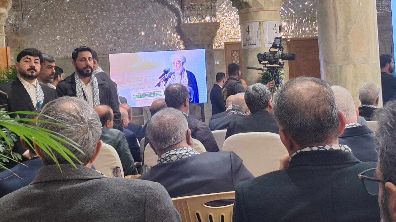 افتتاح صحن حضرت زهرا(س) حرم امیرالمومنین(ع) با حضور رئیس دفتر رهبر انقلاب