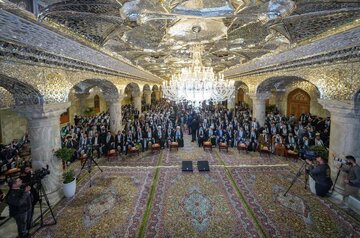 مراسم افتتاح صحن السيدة "فاطمة الزهراء" (ع) في حرم الامام علي(ع) بالنجف الأشرف