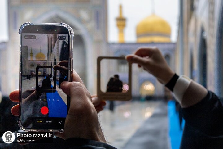 Informe fotográfico |Lluvia y nieve en el santuario del Imam Alí ibn Musa ar-Rida (la paz sea con él)