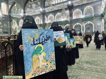 Photos Painters from Pakistan, Syria, Iran Honored at Imam Al-Hussain Shrine’s Kawther Week