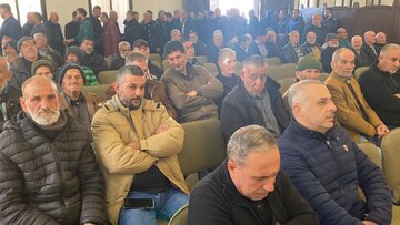 تقرير مصور/ جانب من الحضور في مجلس تأبين أحد المواكبين لمسيرة الإمام المغيب السيد موسى الصدر بلبنان