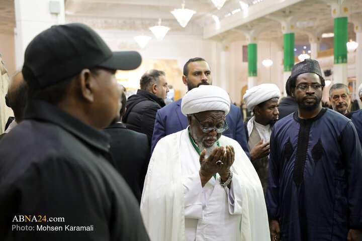 Photos: Sheikh Zakzaky visits Hazrat Masoumeh Holy Shrine