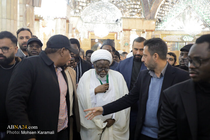Photos: Sheikh Zakzaky visits Hazrat Masoumeh Holy Shrine