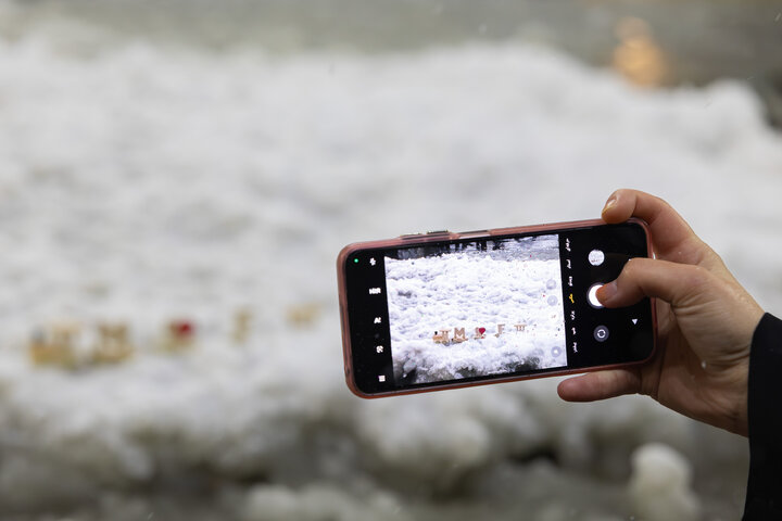 Photos: Autumn Snowfall at Imam Reza Holy Shrine