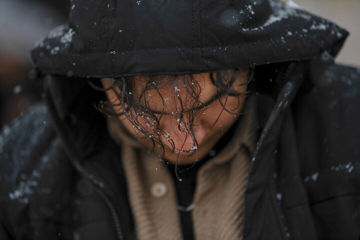 Photos: Autumn Snowfall at Imam Reza Holy Shrine