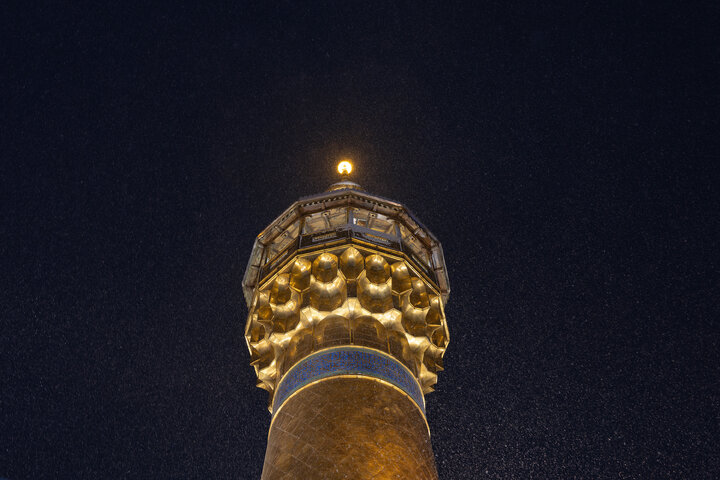 Photos: Autumn Snowfall at Imam Reza Holy Shrine