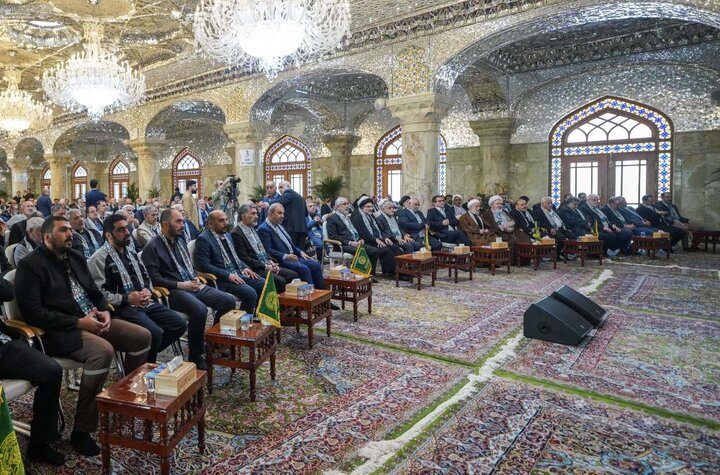 تقرير مصور/ العتبة العلوية تحتفي بالكوادر الهندسية والعاملين الذين أنجزوا صحن السيدة فاطمة (ع)