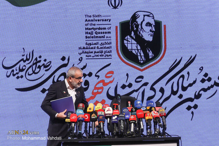 نشست خبری ششمین سالگرد گرامیداشت شهید حاج قاسم سلیمانی