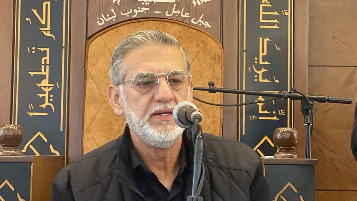 تقرير مصور/ جانب من الحضور في مجلس تأبين أحد المواكبين لمسيرة الإمام المغيب السيد موسى الصدر بلبنان