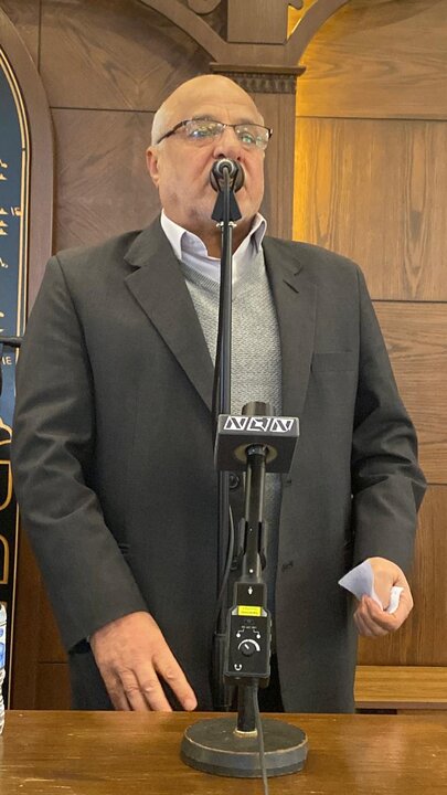 تقرير مصور/ جانب من الحضور في مجلس تأبين أحد المواكبين لمسيرة الإمام المغيب السيد موسى الصدر بلبنان