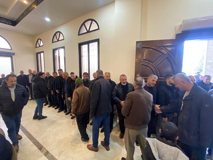 تقرير مصور/ جانب من الحضور في مجلس تأبين أحد المواكبين لمسيرة الإمام المغيب السيد موسى الصدر بلبنان