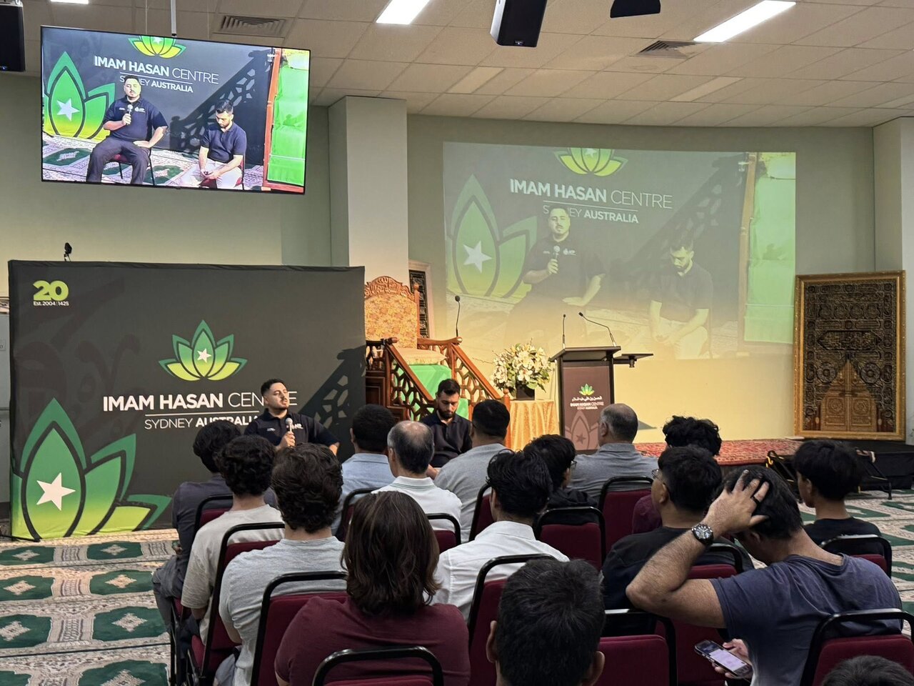 بررسی حادثه تیراندازی سیدنی در مرکز امام حسن(ع) این شهر با حضور مقام ارشد پلیس استرالیا + تصاویر