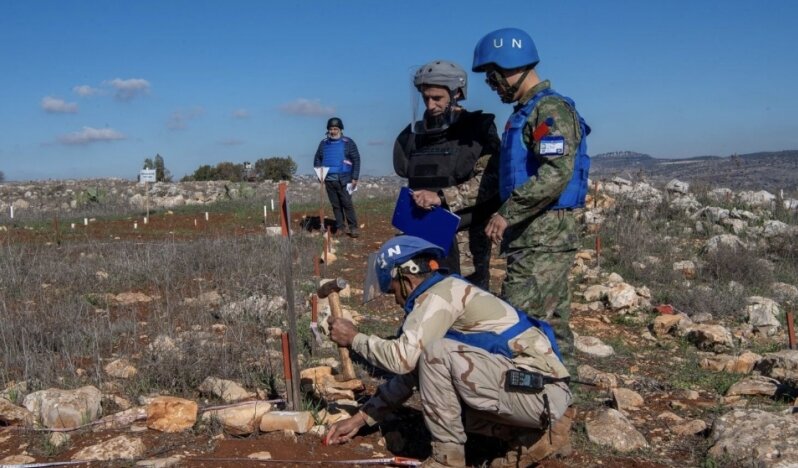UNIFIL, Güney Lübnan’da İki Yıllık Aranın Ardından Mayın Temizleme Çalışmalarına Yeniden Başladı