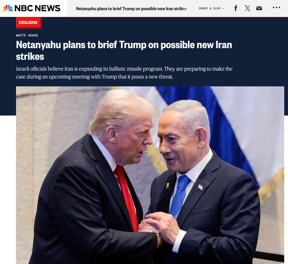 Netanyahu Na Shirin Yi Wa Trump Bayani Kan Shirin Yiwuwar Sabbin Hare-Hare Kan Iran