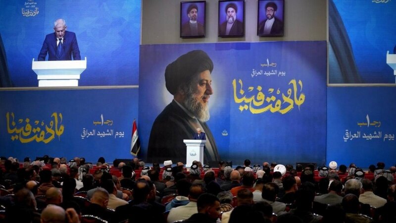 Lidarxistina Merasima Roja Şehîdan bi amadebûna kesayetîyên iraqî li Bexdayê