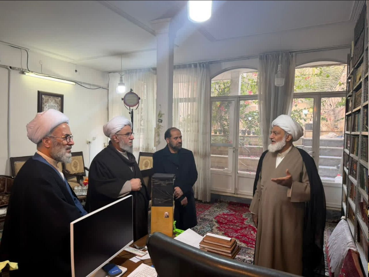 دیدار دبیرکل مجمع جهانی اهلبیت(ع) با آیتالله شیخ نجاح الطائی + تصاویر