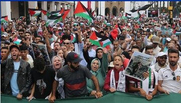 Moroccans Protesters Condemn Gaza Blockade, Call for Continued Solidarity