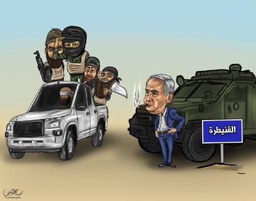 Cartoon: Al-Jolani’s militia under Netanyahu’s mercy