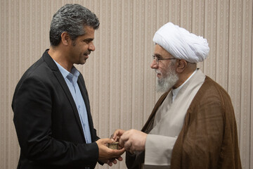 دیدار رئیس فدراسیون تکواندو با دبیرکل مجمع جهانی اهل‌بیت(ع)