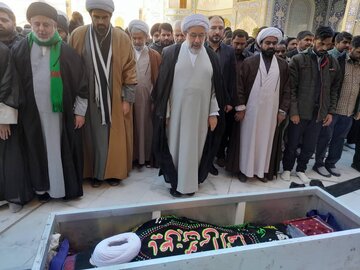 آہوں اور سسکیوں کے ساتھ حجت الاسلام والمسمین مولانا امیر بخش مجیدانو کو سپرد خاک کردیا گیا