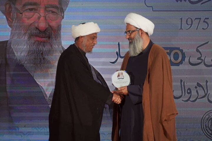 تقرير مصور/ مراسم احتفال بالذكرى الخميسن لتأسيس جامعة أهل البيت (ع) في العاصمة الباكستانية