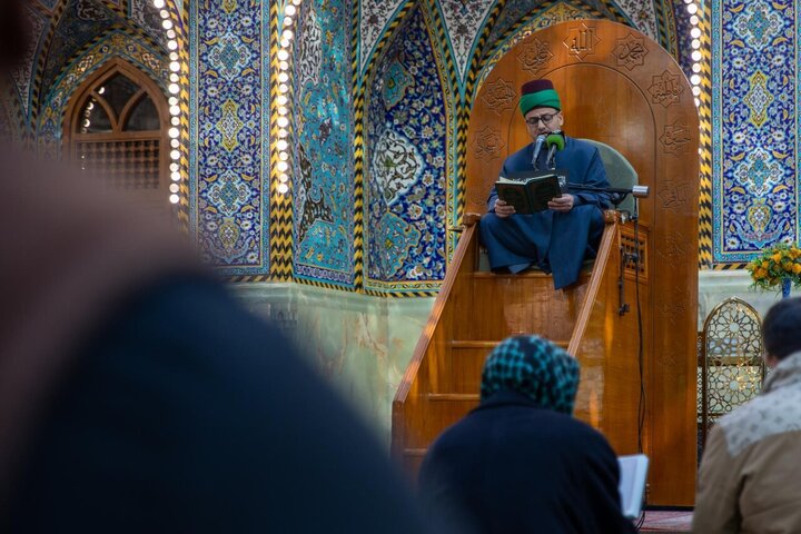 تقرير مصور/ قراءة دعاء الندبة عند مرقد أبي الفضل العباس (ع) بمدينة كربلاء المقدسة