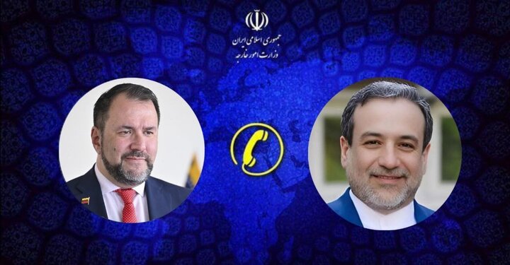Seyyid Abbas Əraqçi Venesuela Bolivar Respublikasının xarici işlər naziri İvan Gil Pinto ilə telefon danışığı aparıb