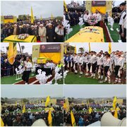 Photos: Hezbollah, Resistance Masses Bid Farewell to Martyr Ihsan Zain al-Din in Safad al-Batikh