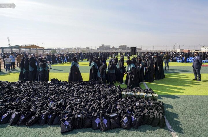 تقرير مصور/ بهدف ترسيخ قيم العفاف والهوية الإسلامية في الوسط الجامعي.. تكريم 1000 طالبة من جامعة ميسان العراقية