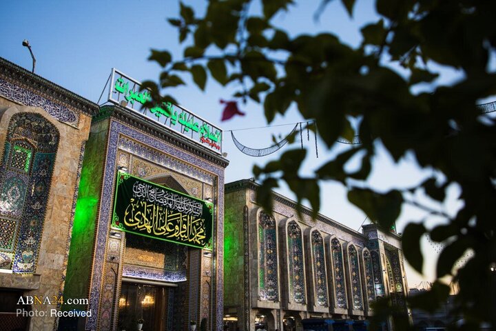 تصاویر | تزئین حرم امام حسین(ع) با کتیبه و پارچه‌نوشته‌ها به مناسبت میلاد امام باقر(ع)