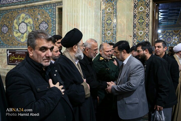 مراسم یادبود آیت‌الله سید محمد شاهچراغی در قم