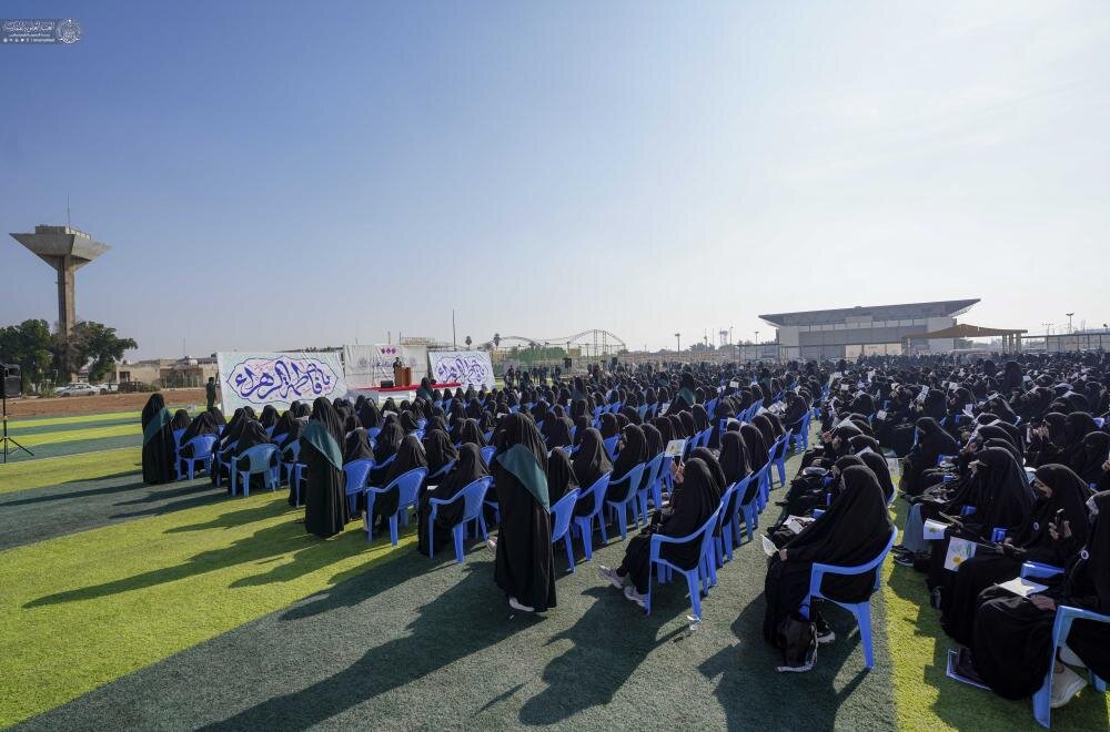 تقرير مصور/ بهدف ترسيخ قيم العفاف والهوية الإسلامية في الوسط الجامعي.. تكريم 1000 طالبة من جامعة ميسان العراقية