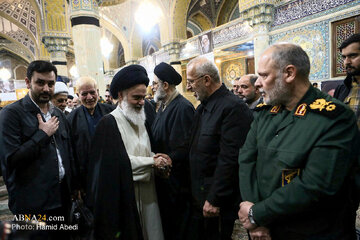 مراسم یادبود آیت‌الله سید محمد شاهچراغی در قم