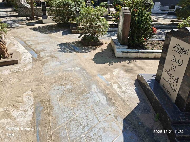 ဒီဇင်ဘာလ ၂၁ရက်နေ့ ၂၀၂၅ ခုနှစ် စုပေါင်းသန့်ရှင်းရေးပြီးနောက်  ပြည်မြို့ ရှီအဟ်  မွတ်စလင်မ် သုဿန် ၏ ပုံရိပ်များ   ။ ။ Photos