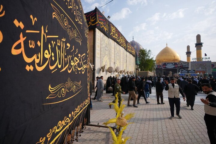 Informe fotográfico | Lágrimas y dolor mientras los iraquíes conmemoran el aniversario del martirio del Imam Alí al-Hadi en Samarra