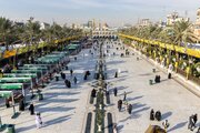 Rahoto Cikin Hotuna / Na Kafa Tutocin Farin Ciki Tsakanin Haramain Karbala Haihuwar Imam Bakir As