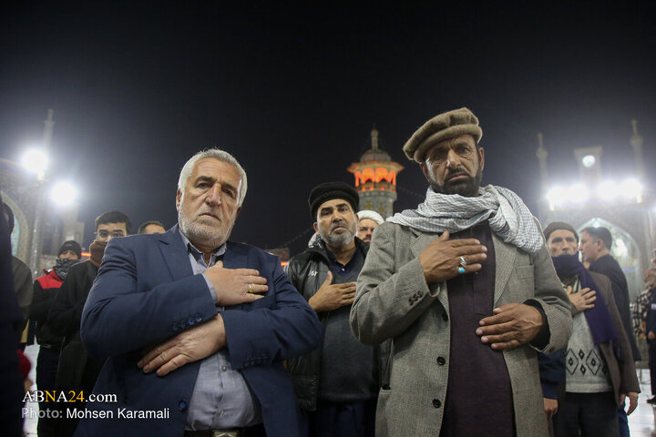Photos: Imam Hadi mourning ceremony held at Hazrat Masoumeh holy shrine