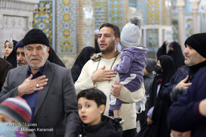 Photos: Imam Hadi mourning ceremony held at Hazrat Masoumeh holy shrine