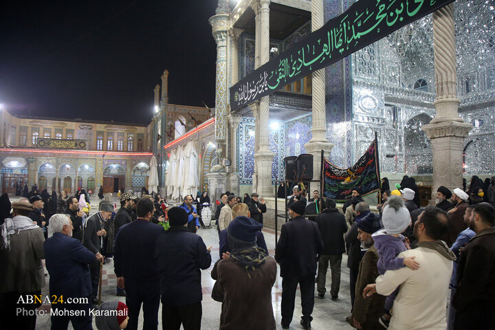 Photos: Imam Hadi mourning ceremony held at Hazrat Masoumeh holy shrine