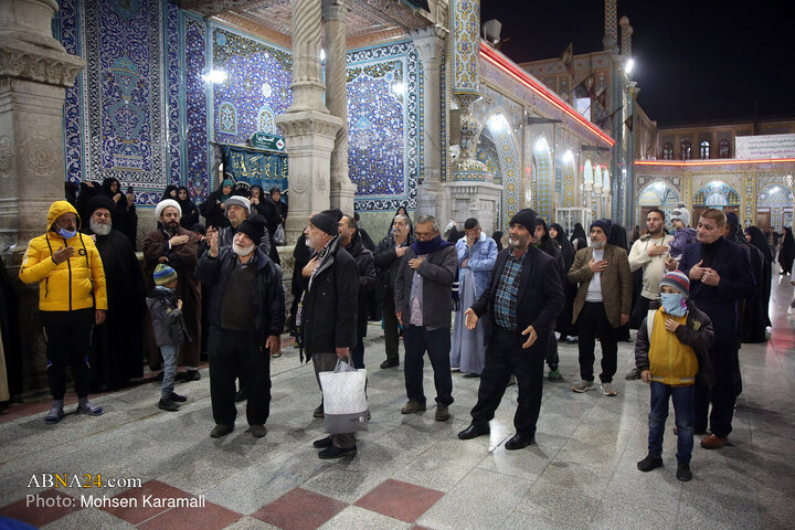 Photos: Imam Hadi mourning ceremony held at Hazrat Masoumeh holy shrine