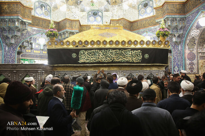 Photos: Imam Hadi mourning ceremony held at Hazrat Masoumeh holy shrine