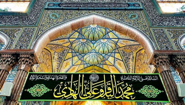 تقرير مصور/ تزيين حرم الإمام الحسين (ع) بلافتات الفرح ابتهاجا بولادة الإمام الباقر والإمام الهادي (ع)