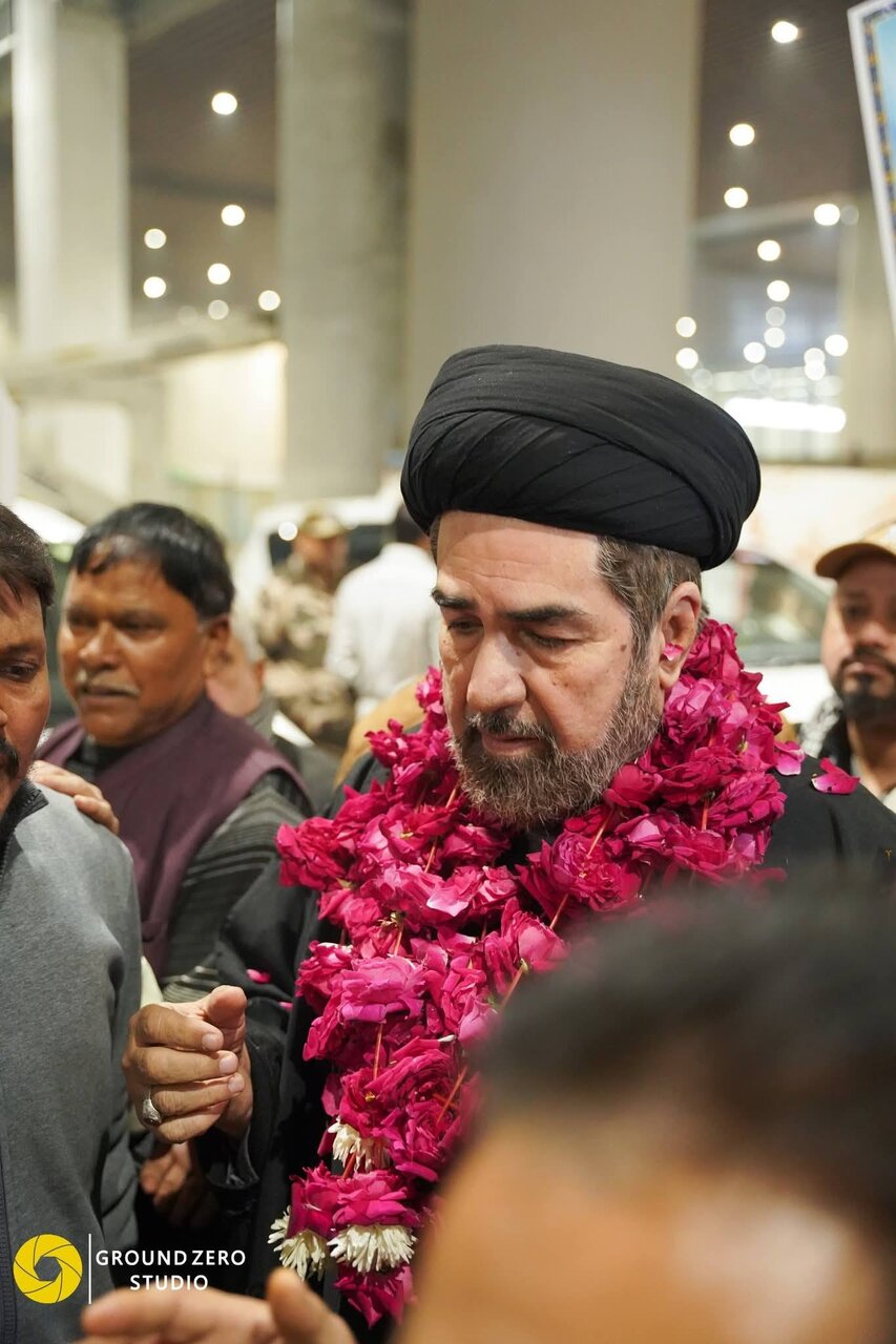 استقبال ویژه از دبیر کل مجلس علمای شیعه هند پس از کسب جایزۀ جهانی امام خمینی (ره) + تصاویر